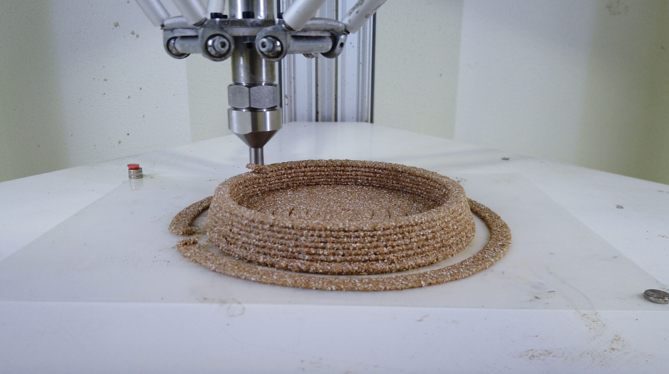 Stampa 3D di biocomposito RAWABI con tecnologia LDM