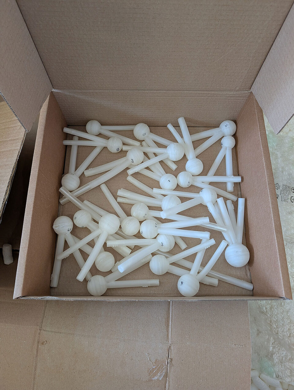 Master in PLA per fusione a cera persa, processo di stampa 3D per l'arte e scultura digitale.